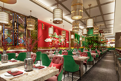 深圳廣式點心茶樓餐飲空間設(shè)計新突破，新風(fēng)格